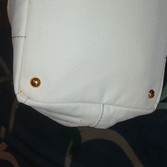 Prada Milano canapa euc canvas tote bag - Picture 6 of 16